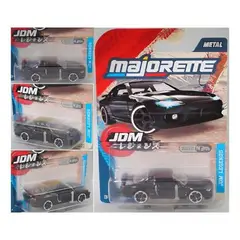 MAJORETTE - JDM Legends Nissan Silvia Escala 164 Auto de Metal Color Negro