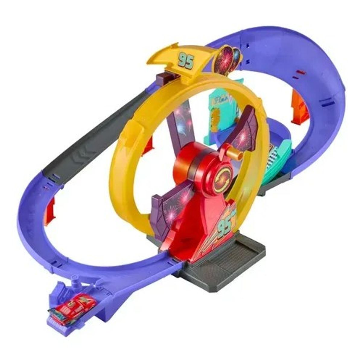 DISNEY - Disney Pista De Celebración Del Rayo Mcqueen Multicolor 4+ Plástico
