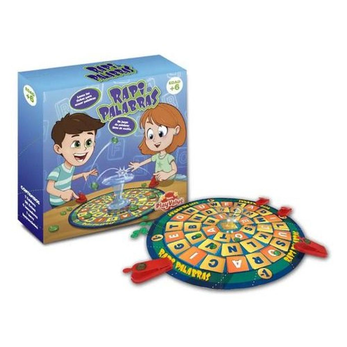 Playvalue - Juego De Mesa Playvalue Rapipalabras