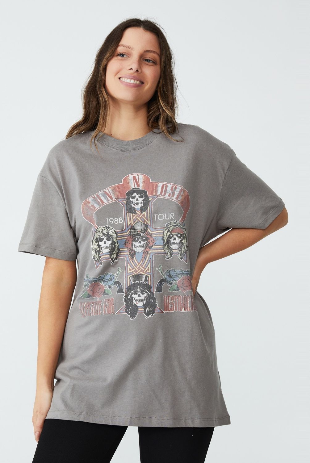 COTTON ON - Cotton On Polera Grafica Licencia Algodón Manga Corta Mujer