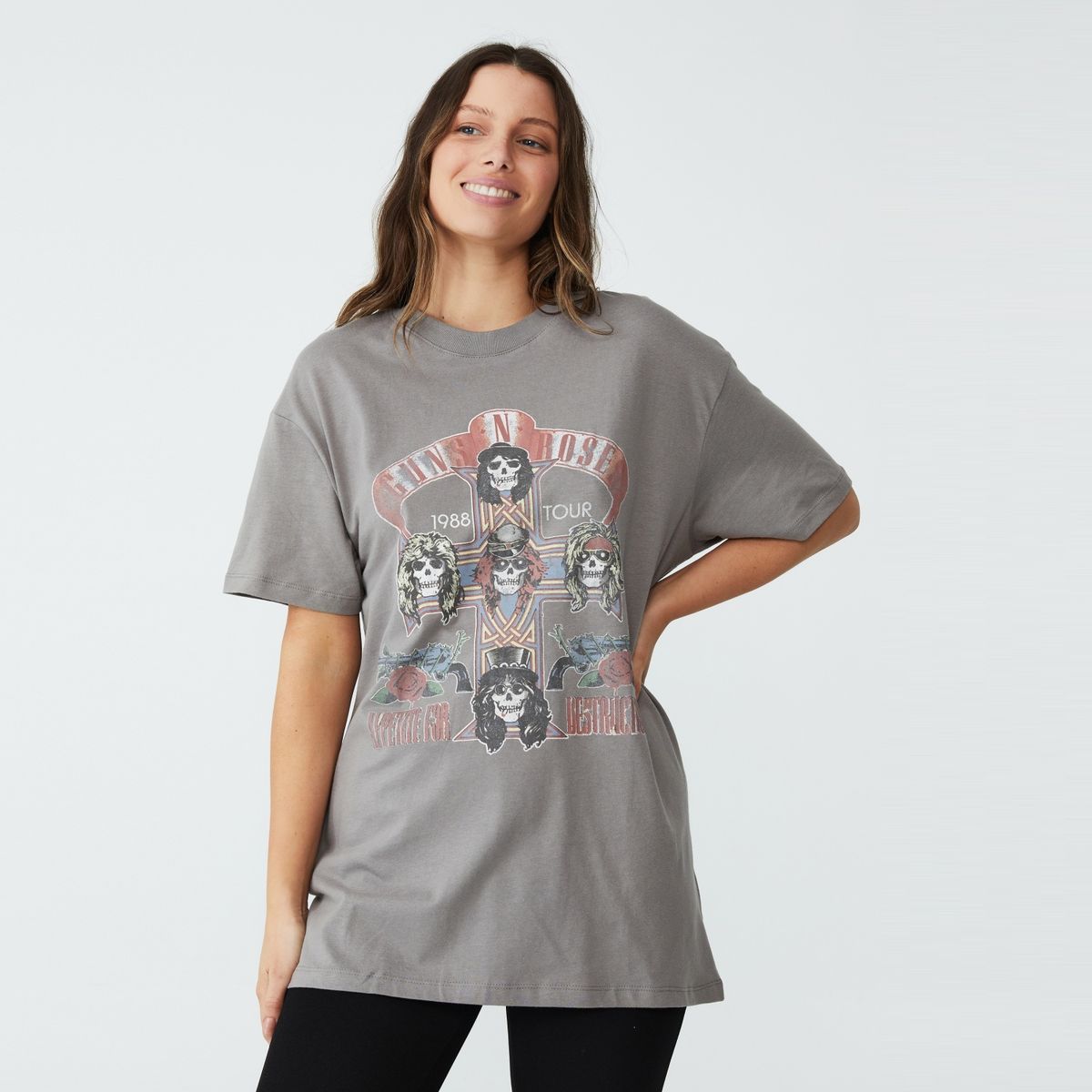 COTTON ON - Cotton On Polera Grafica Licencia Algodón Manga Corta Mujer