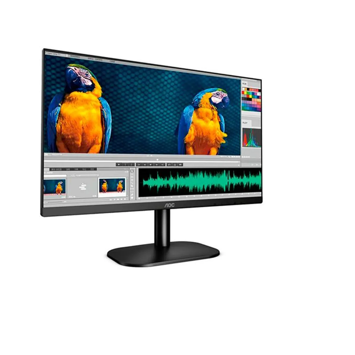 AOC - Monitor AOC 23.8 FHD 24B2XHM 75Hz Panel VA 6ms Reacondicionado