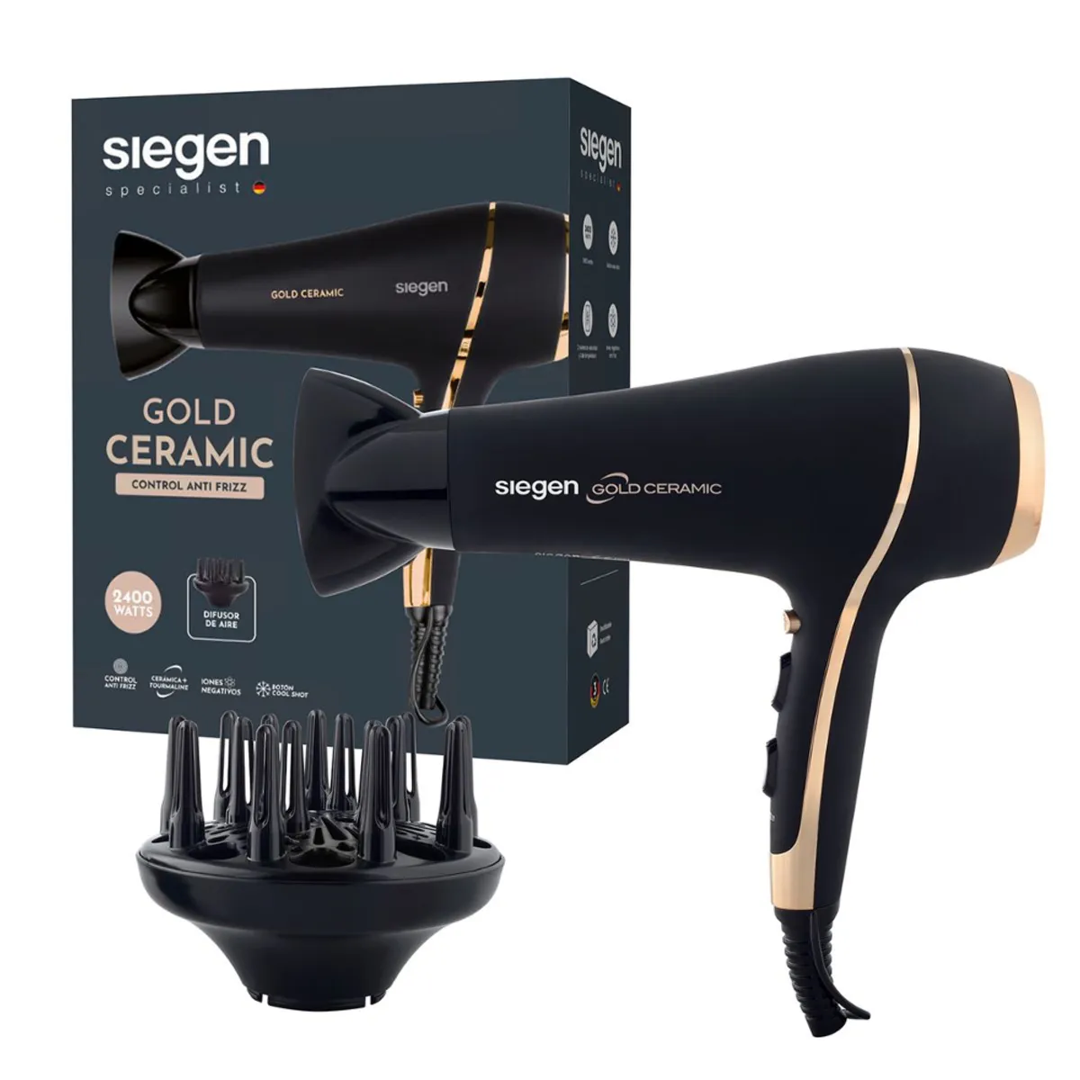 SIEGEN - Secador de Pelo Siegen 3035