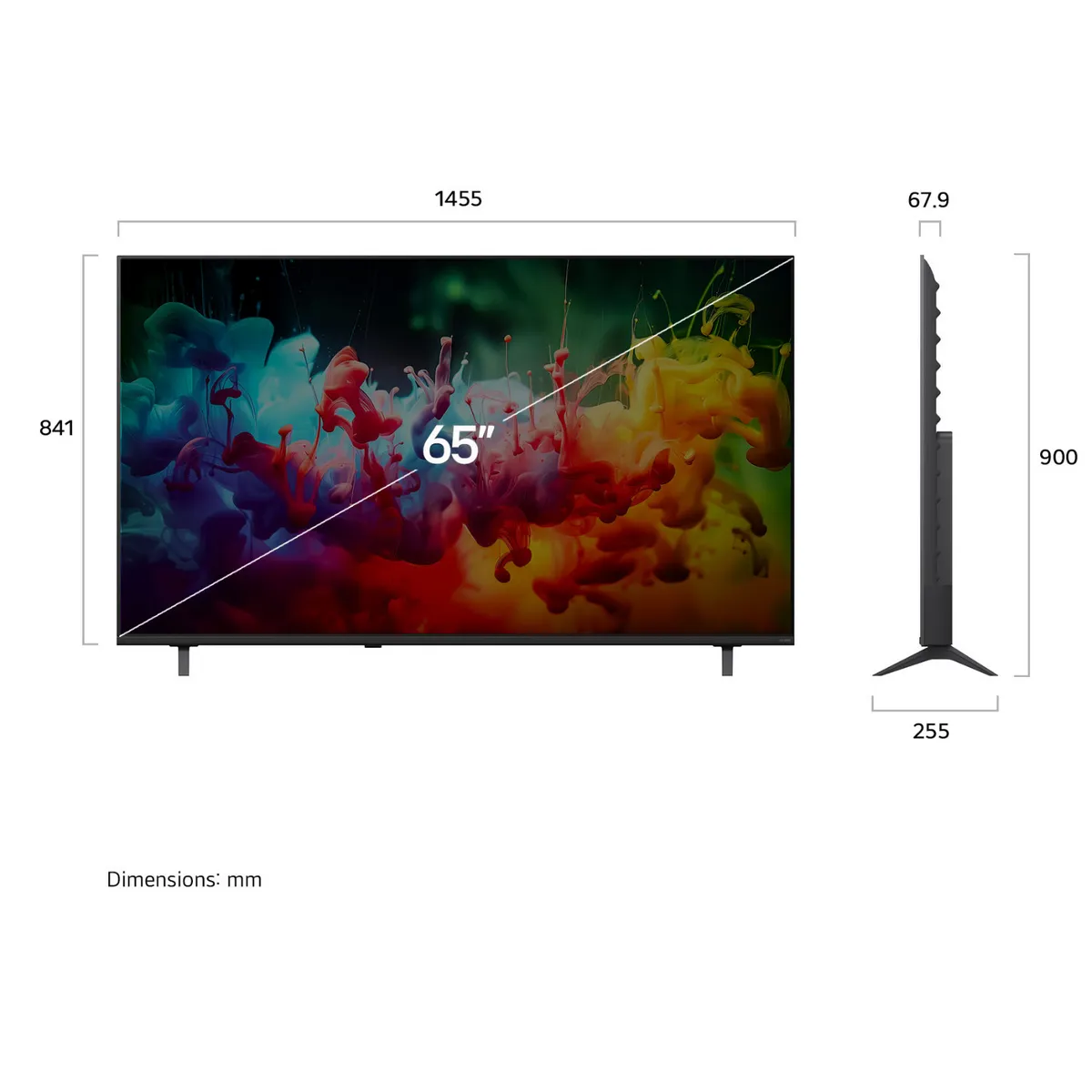 LG - Smart TV LG 65" QNED evo AI QNED74 4K 2026 + Magic Remote Control