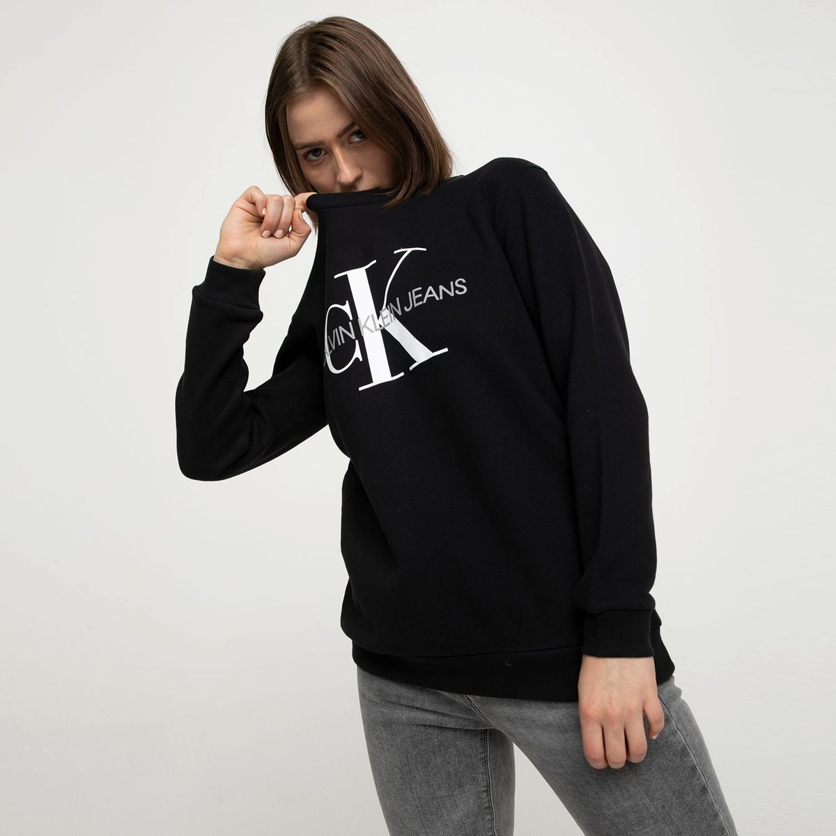 CALVIN KLEIN - Calvin Klein Polerón Algodón Mujer