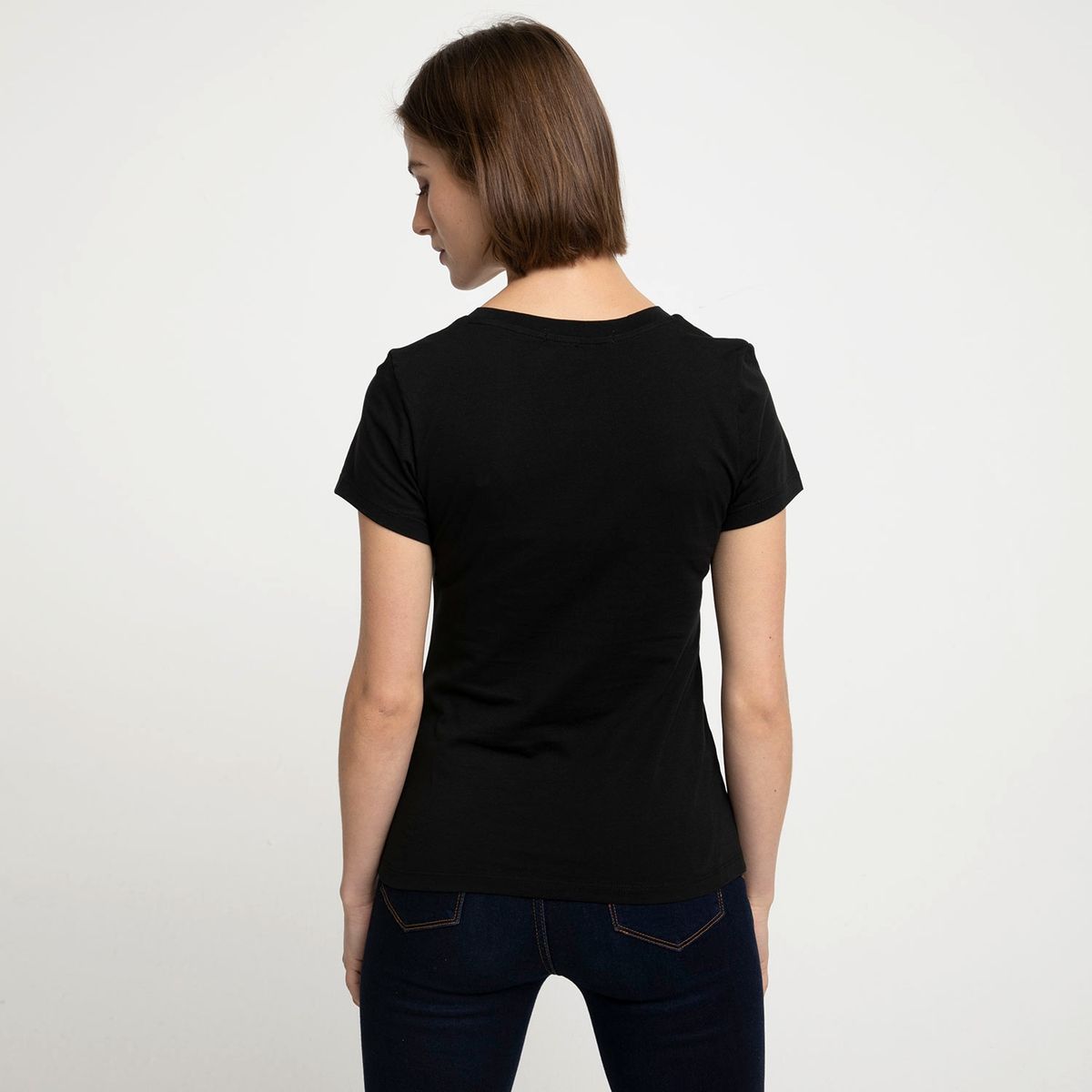 CALVIN KLEIN - Calvin Klein Polera Estampada Mujer