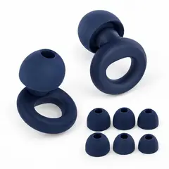 GENERICO - Tapones Auditivos Reutilizables de Silicona Antirruido