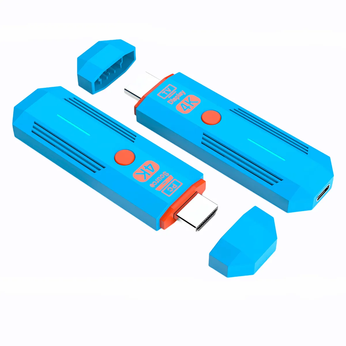 RENVMEXY - Extensor HDMI Inalámbrico TX+RX 5,8GHz hasta 50m, sin WiFi, Plug & Play, Audio y Video Full HD