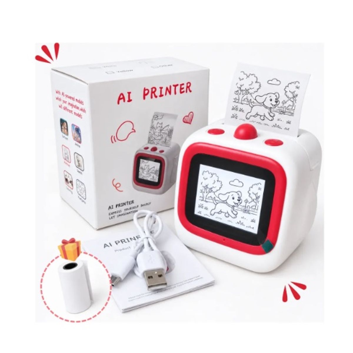 ATLAS - Mini Impresora Térmica Infantil