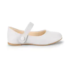 BIBI - Ballerina Infantil Blanco Basica