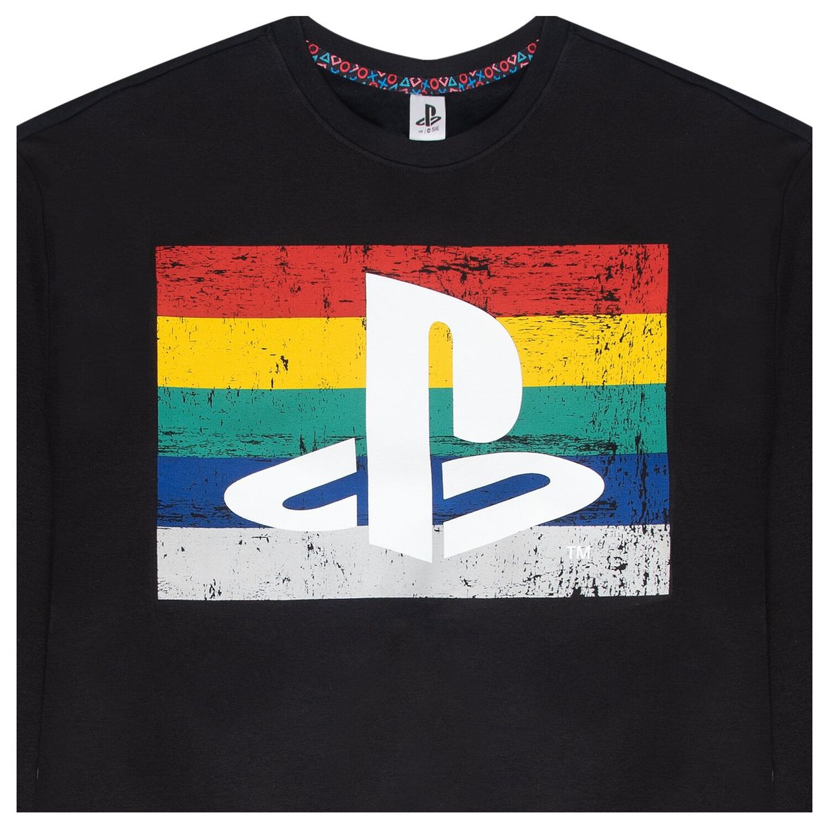 PLAYSTATION - Poleron Hombre Logo Negro Playstation