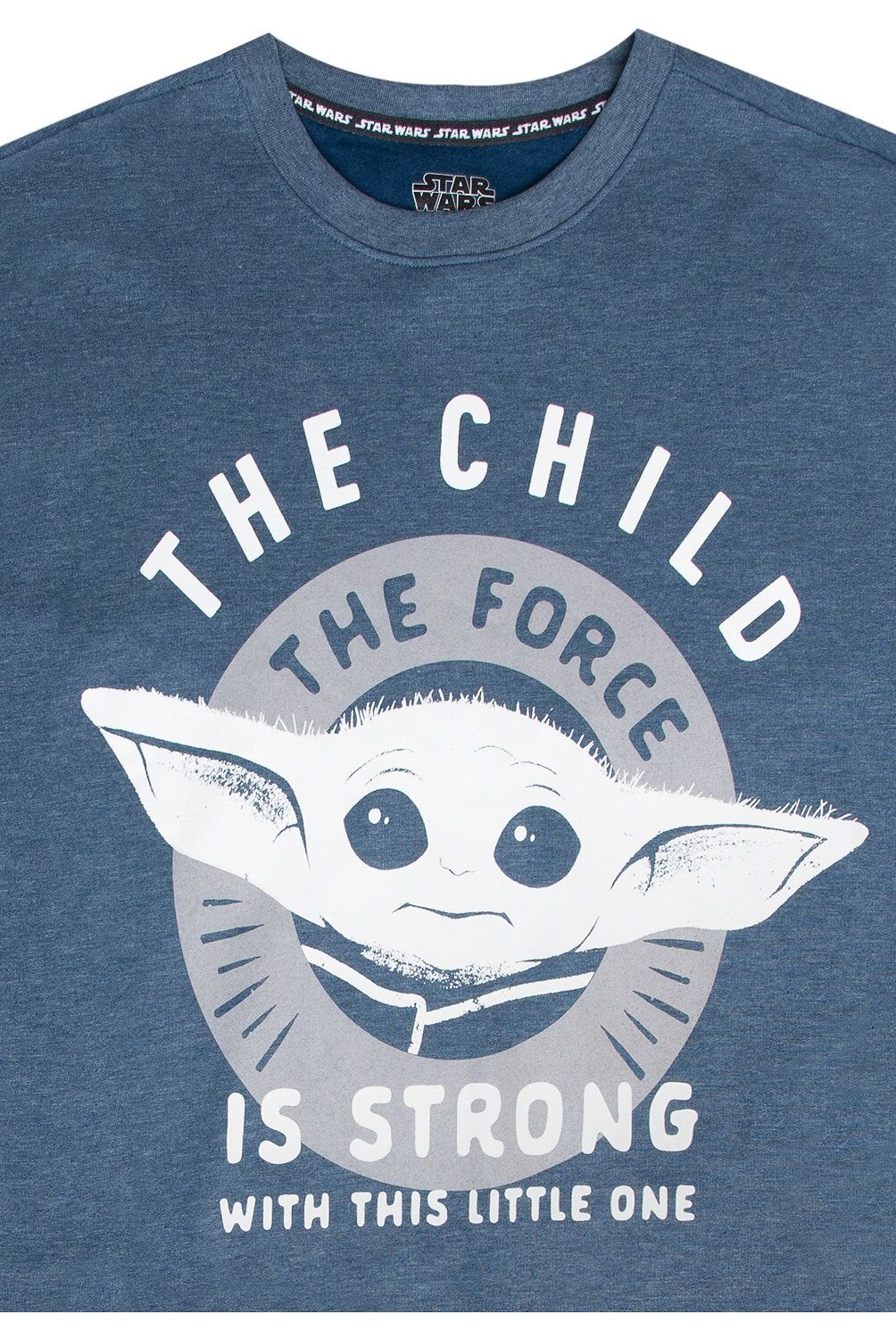STAR WARS - Poleron Hombre The Child Azul Star Wars