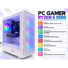 AMD CORP - PC Gamer Ryzen 5 5500 / SSD NVMe 500GB / 16GB RAM / RTX 3050 6GB