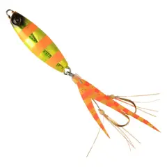 GENERICO - Señuelo de pesca Jig Hayabusa Jack Eye KuneKune FS442 7 g Naranjo Dorado Pesca Ultraligera