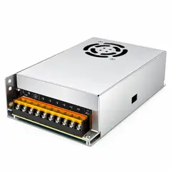 GENERICO - Fuente de Poder Switching 12V 30A 360W Transformador 220V para Cintas LED y Cámaras