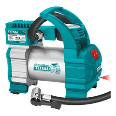 TOTAL TOOLS - Compresor para Auto 12V con 140PSI y Luz LED -