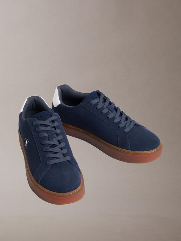 Zapatillas Urbanas Clásicas de Suela Gruesa Azul