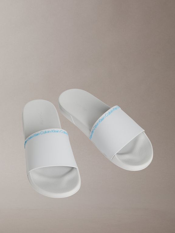 Sandalias Essential Slide Institutional Blanco