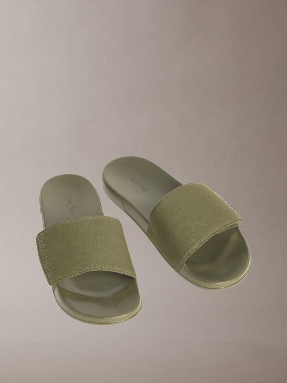 Sandalias Ajustables Essential Slide Verde
