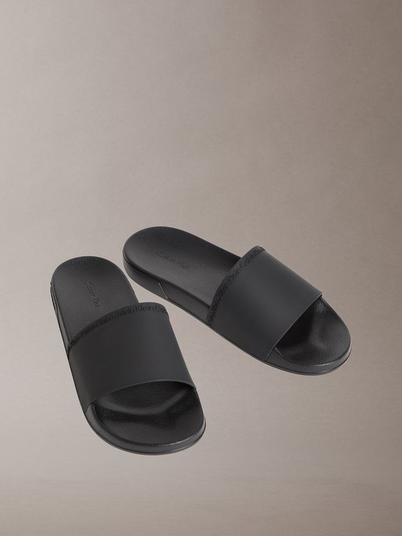 Sandalias Essential Slide Institutional Negro