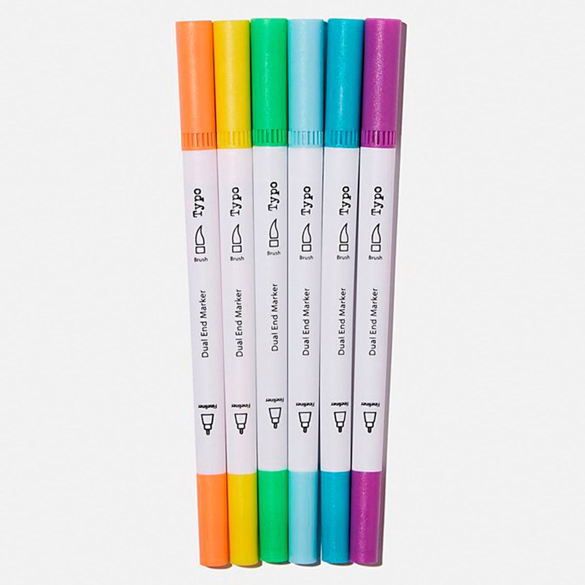 TYPO - Marcadores Doble Punta 6 Unidades Typo