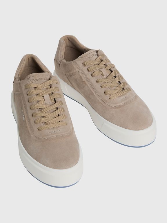 Zapatillas Urbanas Oxford de Gamuza Beige