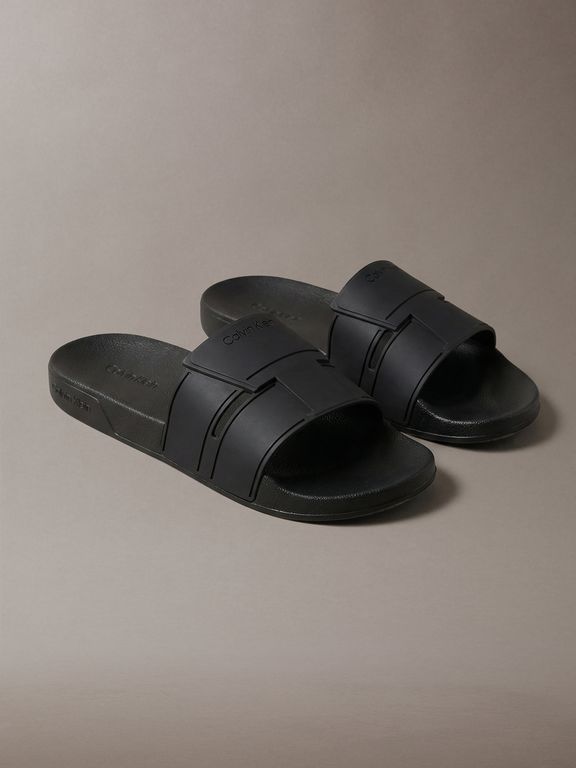 Sandalias de Doble Tira Negro