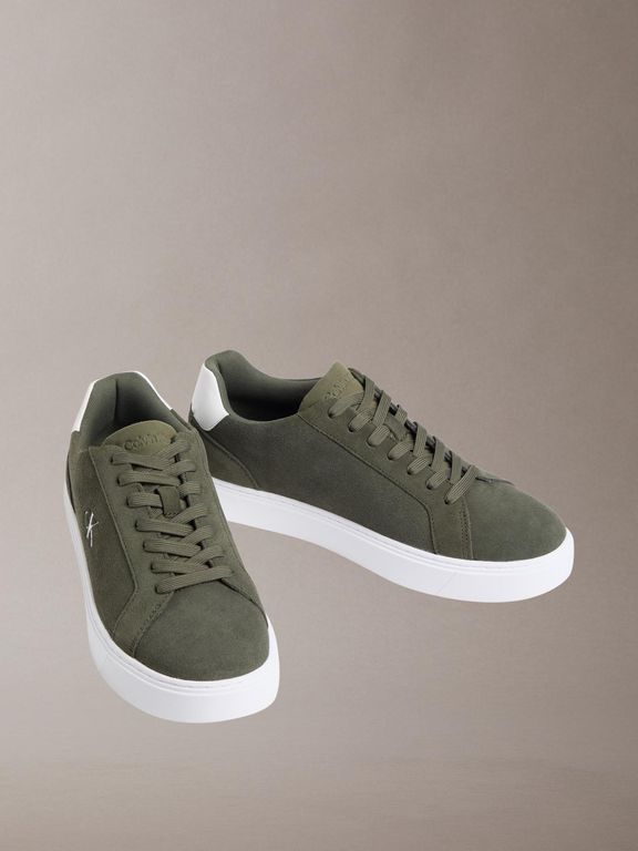 Zapatillas Urbanas Clásicas de Suela Gruesa Verde