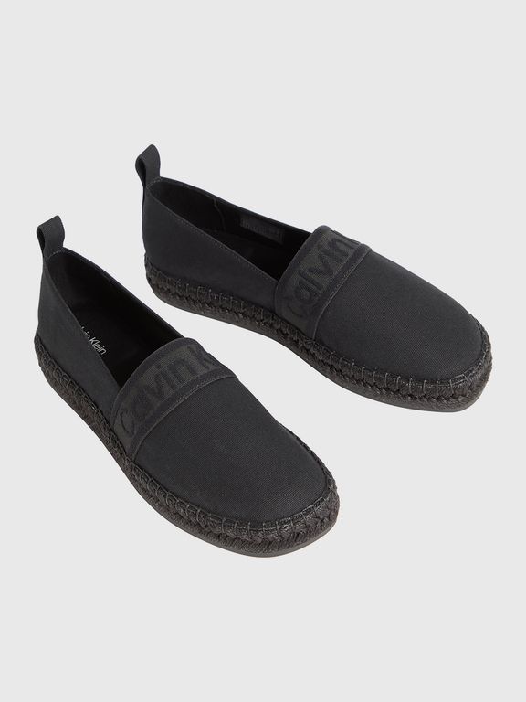 Alpargata Oblique Webbing Negro