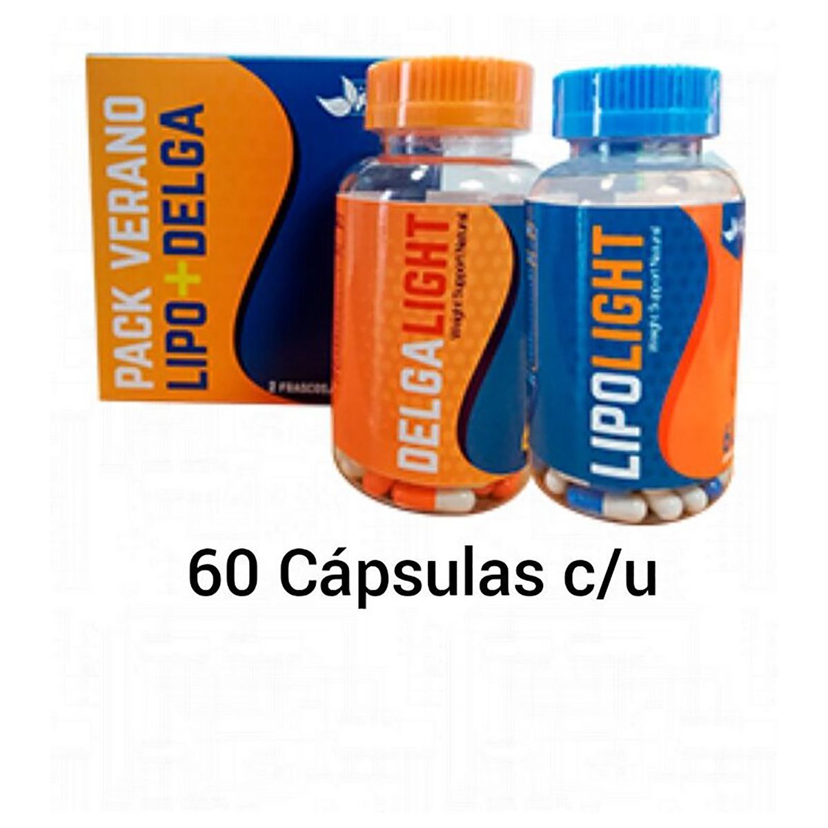 GENERICO - Pack Verano Lipo Delga Light 60 Cápsulas Fnl