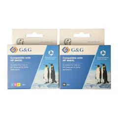 GENERICO - Pack Cartuchos de Tinta Alternativa Compatible con HP 668XL
