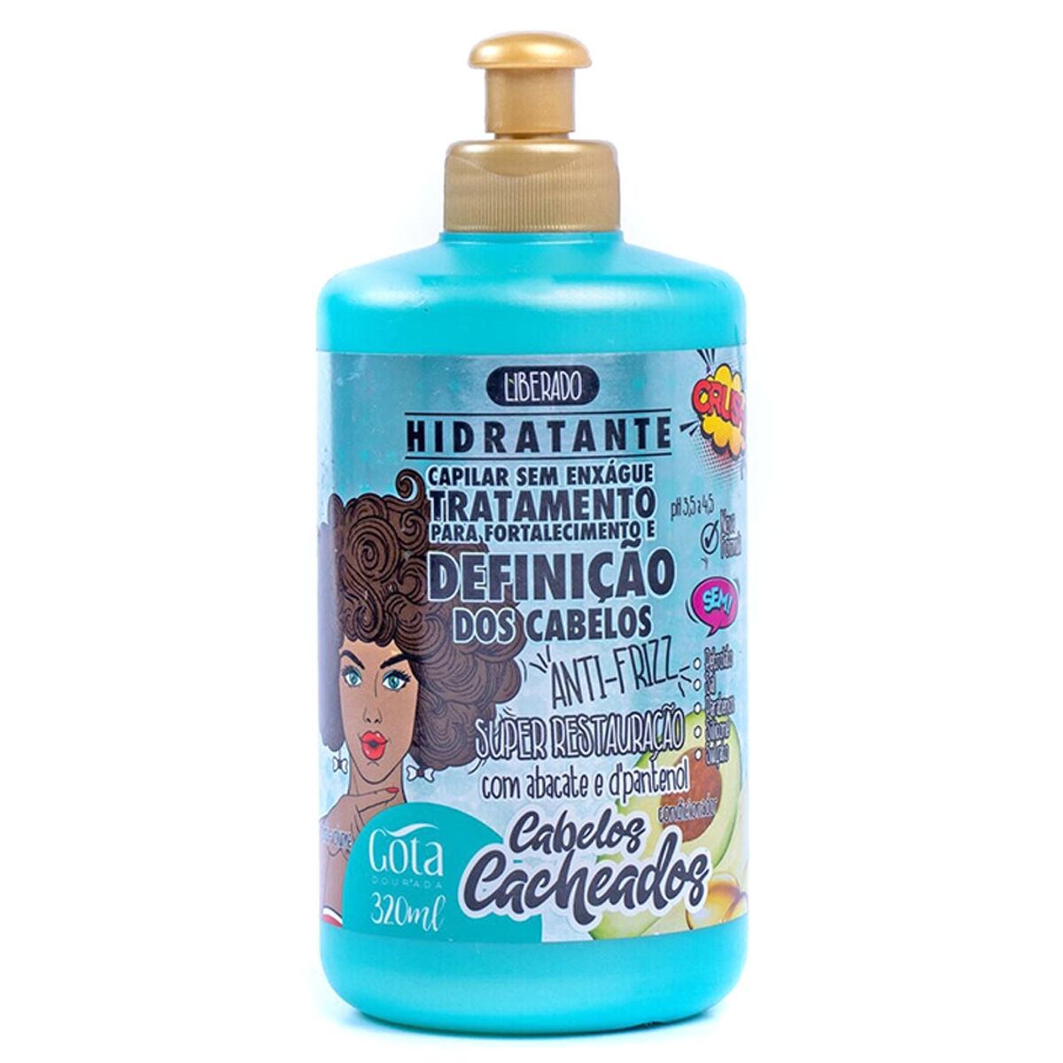 GENERICO - Gota Dorada Crema de Peinar Onduladas y Rizadas