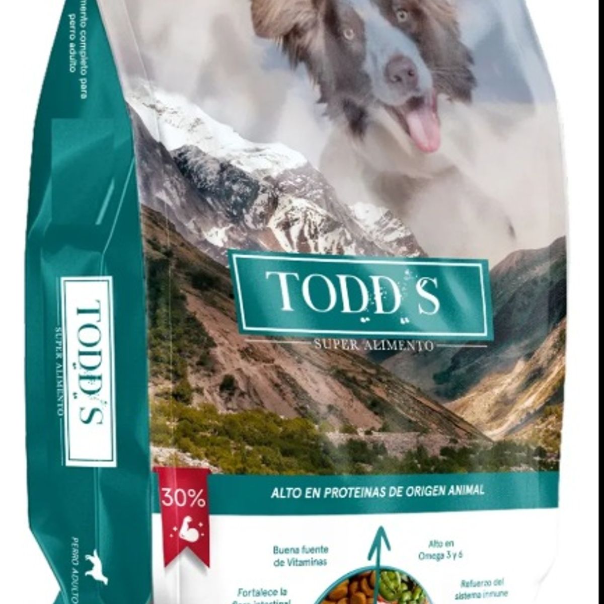 PREMIUM - Todds 30% Proteína Alimento Perro 10 Kg Premium Carne