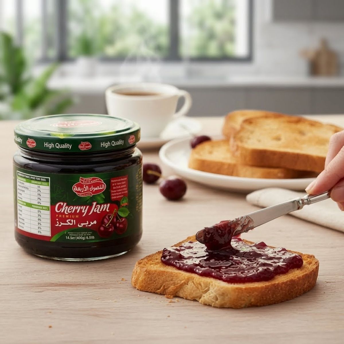 A BRAND - Mermelada Turca Four Seasons 400g Jam Cherry Cereza