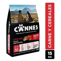 CANNES - Alimento Perro Adulto Sabor Carne 15 kg Premium