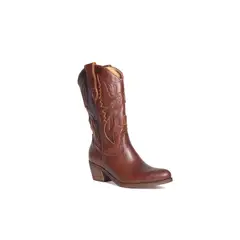 CALZADO DAMAS - BOTA AGUILA CAFE DE CUERO
