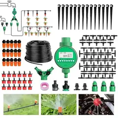 NUBETA - Kit De Riego Sistema Automático 50m 201 Piezas CCronometro