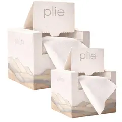 PLIE - Pack 2 X Toallas Faciales Secas Desechables Premium 50 Pc