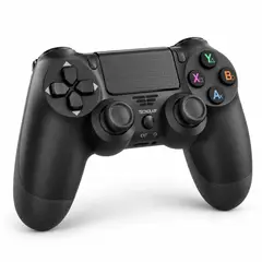 TECNOLAB - Joystick Bluetooth Compatible Con PS4 Y PC Negro - SC