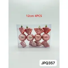 GENERICO - Adornos Colgantes Caramelos Rosados Navidad 12 cm Q357