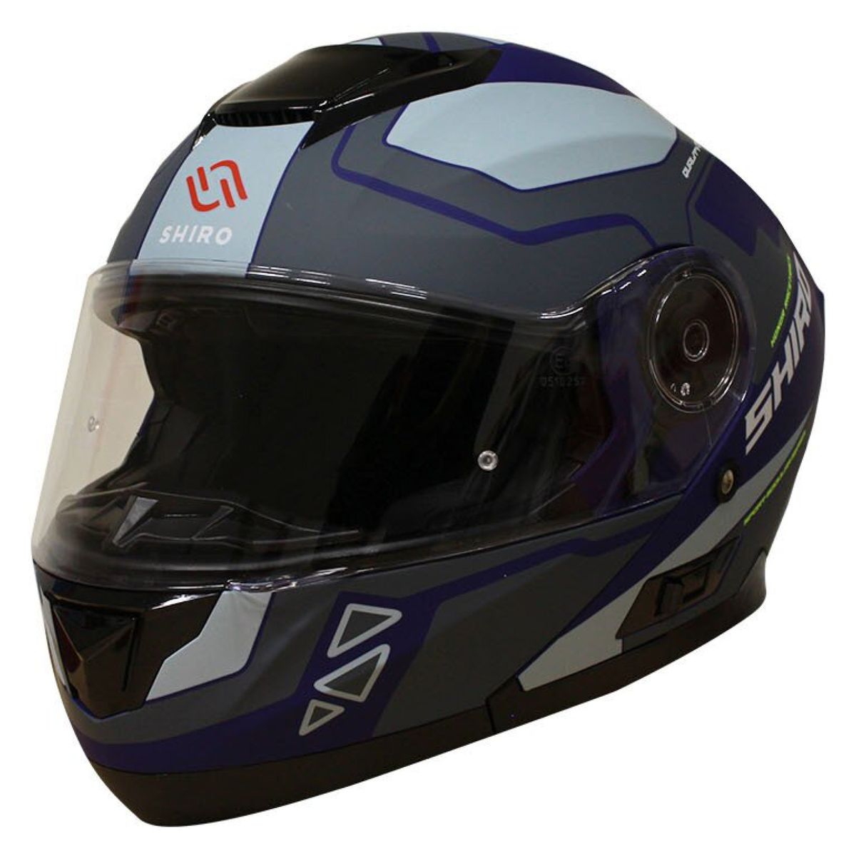 SHIRO HELMETS - Casco Moto Shiro Sh-507 Eros Azul Mate