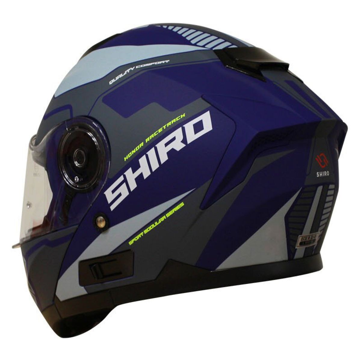 SHIRO HELMETS - Casco Moto Shiro Sh-507 Eros Azul Mate