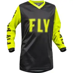 FLYRACING - Jersey Niño FLY RACING F-16 Negra Flúor