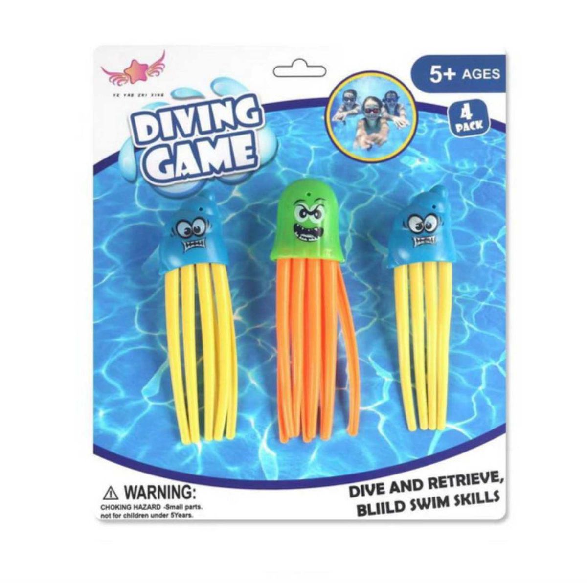 HOMEWELL - Set Buceo Infantil Pulpo *3