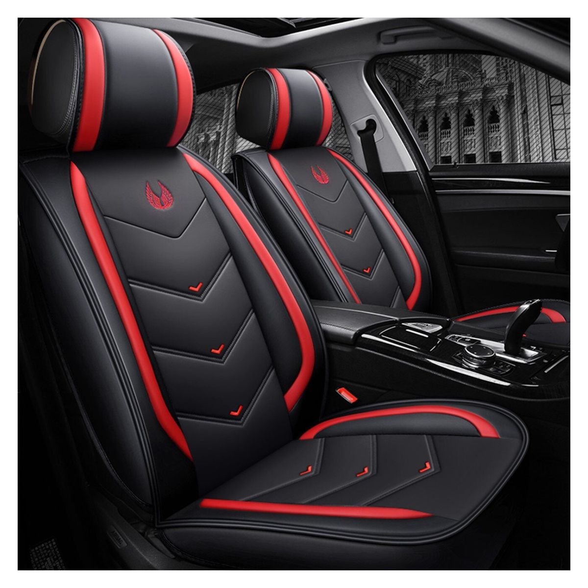 GRAND PRIX - Set Fundas Asiento Auto Ecocuero Universal