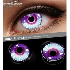 GENERICO - Halloween Lentes De Contacto Anime Violeta Cielo Anuales