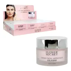 FLOWER SECRET - Crema Hidratante De Colágeno Tipo De Piel Normal