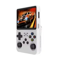 GENERICO - Consola de Videojuegos XZT R36S, 64GB, 15mil juegos, Blanca