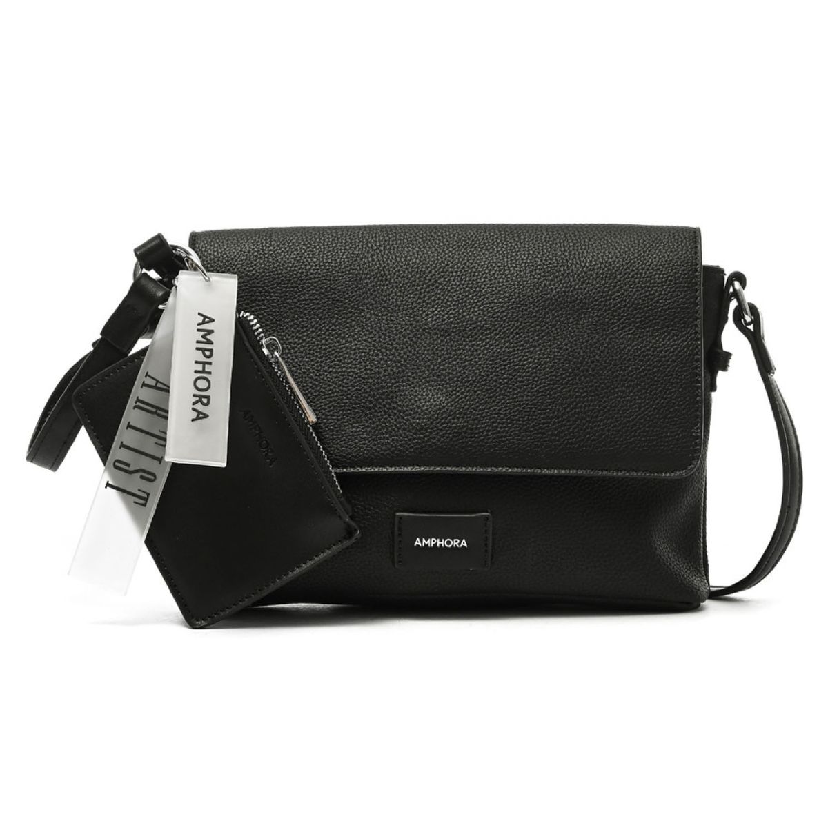 AMPHORA - Cartera Tipo Bandolera Cette Negro Mujer Amphora