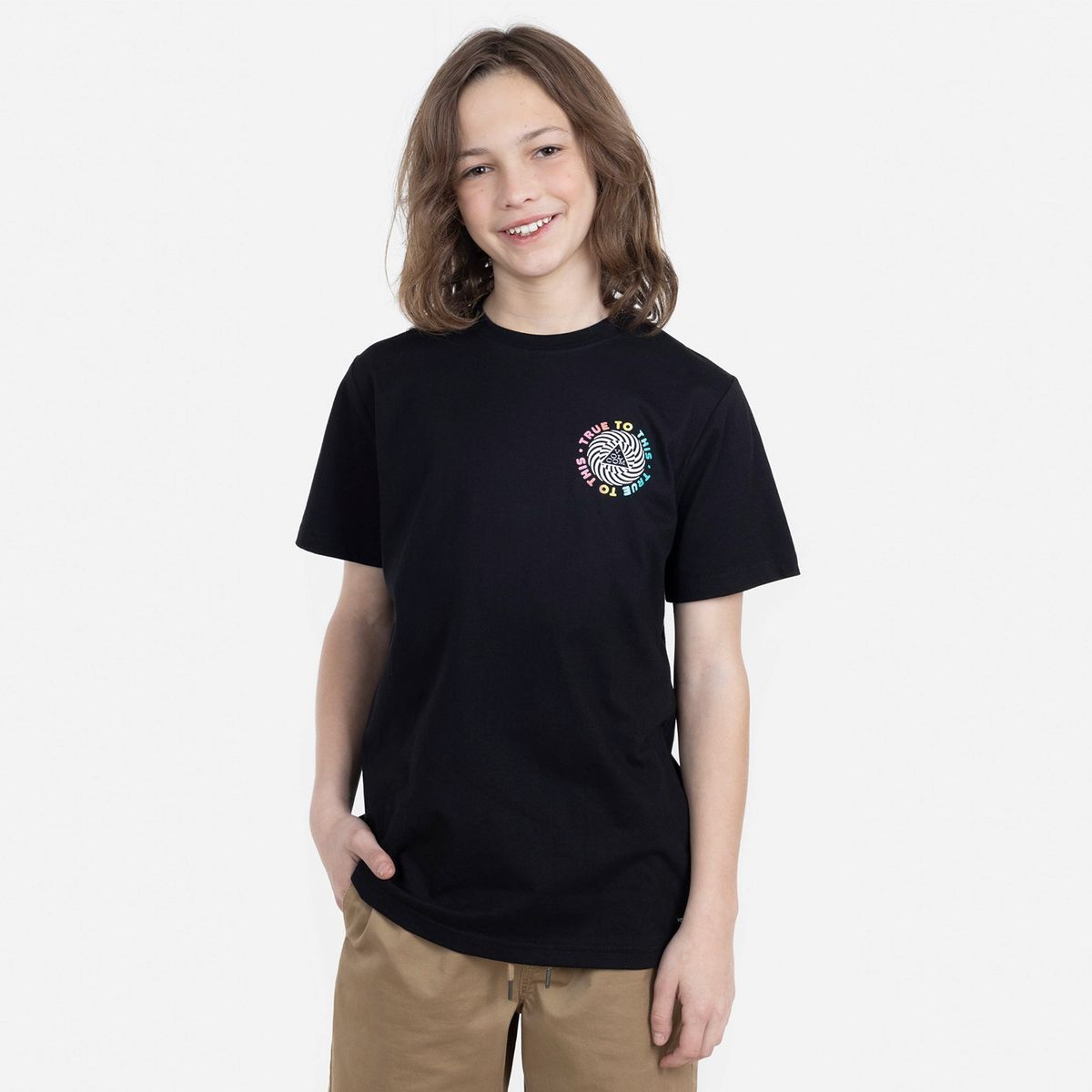 VOLCOM - Polera Regular Algodón Niño